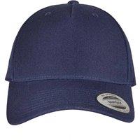 Flexfit Men's Logo 5 Panel Snapback Cap in Navy