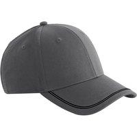 Beechfield Men's Match Day Baseball Cap in Grey