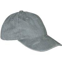 Result Men's Core Cotton Low Profile Baseball Cap in Mid Grey