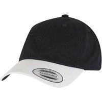 Flexfit Men's Two Tone Cotton Twill Low Profile Baseball Cap in Black