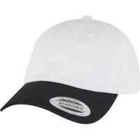 Flexfit Men's Yupoong Two Tone Low Profile Classic Baseball Cap in White