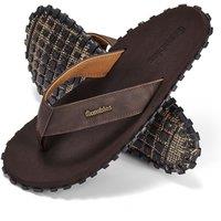 Gumbies Women's Vegovert Flip-Flops in Brown | Size: 4