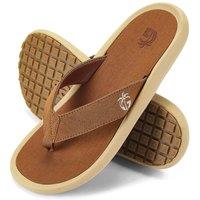 Gumbies Women's Noosa Flip-Flops in Beige | Size: 6.5