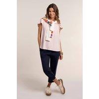 Brakeburn Women's BEAU BLOUSE in Pink | Size: 16