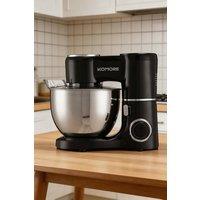 ExtraStar 8-Quart Stand Mixer with Stainless Steel Bowl & Attachments in Black