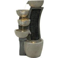 Monstershop Electric Water Feature - Sleek Streams in Grey
