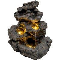 Monstershop Electric Water Feature - Rustic Rapids in Grey