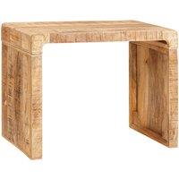 Berkfield Home End Table Brown Solid mango wood