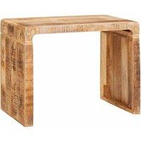 Berkfield Home End Table Brown Solid mango wood