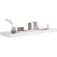 Berkfield Home Durable Floating Wall Shelves 4 pcs White 80x23.5x3.8 cm MDF