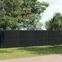 Berkfield Home Fence Panel Grey 1564x186 cm WPC