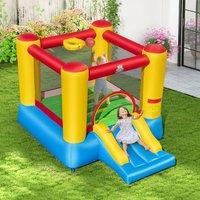 CASART Kids Bouncy Castle Indoor Outdoor Inflatable Bounce House w/ Slide