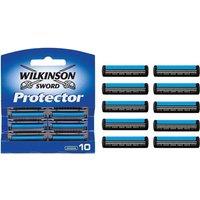 Wilkinson Sword Protector Men's Razor Blades X10 in Black