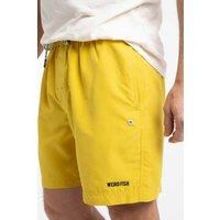 Weird Fish Men's Banning Swim Shorts in Bright Yellow | Size: 40