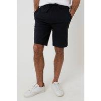 Threadbare Men's Elasticated Waist Stretch Chino Shorts in Black | Size: 38R