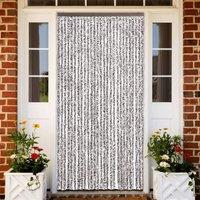 Berkfield Home Insect Curtain Brown & Beige 118x220 cm Chenille