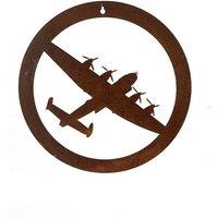 Poppyforge Lancaster Large Garden Wall Art - Bare Metal/Ready to Rust in Metallics