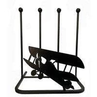 Poppyforge 2 Pair Boot Rack - Tiger Moth - Steel - L27.9 x W38 x H48.3 cm in Black