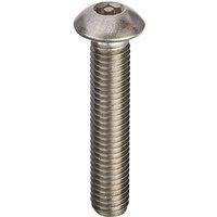 Unifix A2-304 St/St Pin Hex Machine Screws - M8 x 20 in Silver