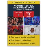Activity Superstore West End Theatre & Marco Pierre White Dining for Two Gift Experience