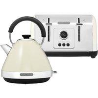 Morphy Richards Cream Venture Kettle & Toaster Bundle