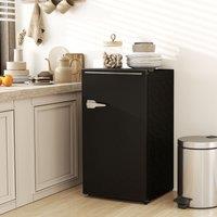 HOMCOM 85L Freestanding Under Counter Fridge with Chiller Box in White