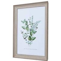 KDMD White Washed A2 Picture Frame - Rustic Elegance for Art & Photos in Light Oak