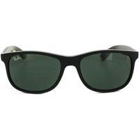 Ray-Ban Aviator Matte Black Green Andy 4202 Sunglasses