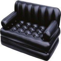 Havendro 5 in 1 INFLATABLE DOUBLE COUCH LOUNGER MATTRESS in Black
