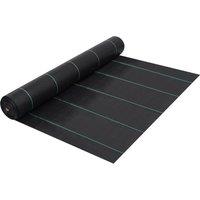Berkfield Home Weed & Root Control Mat Black 2x50 m PP
