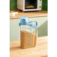 Living and Home 2.8L Dry Food Airtight Cereal Grain Storage Container with Measuring Cup in Clear