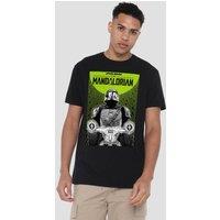 Star Wars - The Mandalorian Star Wars The Mandalorian Razor Crest Poster Unisex T-Shirt, Black | Size: 2XL