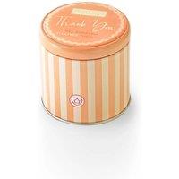 Heart and Home Tin Soy Wax Candle - Thank You (Amber Sunset) in Cool White