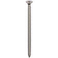 Unifix A2-304 St/St Chippy Woodscrews 5.0 x 90mm - Box of 100 in Silver