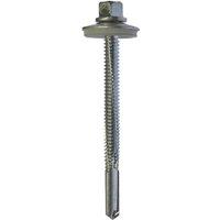 JCP CONSTRUCTION PRODUCTS Metalfix Self-Drilling Screws 5.5 x 50mm in Silver