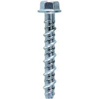 JCP CONSTRUCTION PRODUCTS Ankerbolts Hexagon Flange Head 6/8 x 75mm - Box Of 100 in Silver