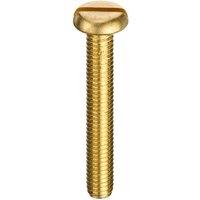 Unifix Brass Machine Screws M6 x 10 in Gold
