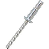 JRP Riveting Products Aluminium Dome Head Rivets - Box Of 150 in Silver