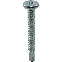 JCP CONSTRUCTION PRODUCTS Metalfix Self-Drilling Screws 4.8 x 40mm - Box of 100 in Silver