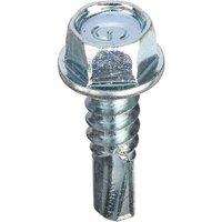 Unifix 4.8 X 19Mm Hex Head General Purpose Screw - Box of 100 in Silver