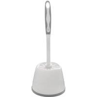 JVL Toilet Brush - Grey in White