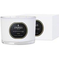 Parks Candles VINTAGE AROMATHERAPY VANILLA 370G 3 WICK CANDLE in White | Size: 320g