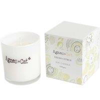 Serenityy Agnes + Cat Fresh Citrus Soy Votive Candle - 200g in White