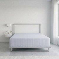 Snug City Luxury Satin Stripe T250 Cotton Rich Soft Extra Deep 30cm Fitted Sheet in White | Size: Super King