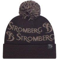 Stromberg Junior Double Logo Golf Beanie in Dark Brown