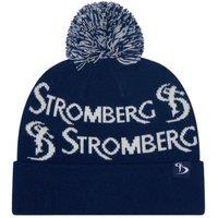 Stromberg Junior Double Logo Golf Beanie in Navy