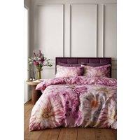 RHS x Catherine Lansfield 'Rosemoor Floral' So Soft Duvet Cover Set in Pink | Size: Single