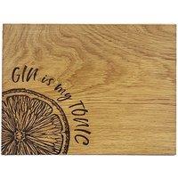 Selbrae House Gin is My Tonic Oak Bar Board in Light Oak | Size: 2000mm x 15000mm