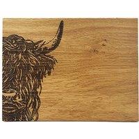 Selbrae House Highland Cow Oak Bar Board in Light Oak | Size: 2000mm x 15000mm