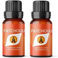 Aroma Energy Patchouli Pure Essential Oil 10ml in Light Red | Size: 2 Pack